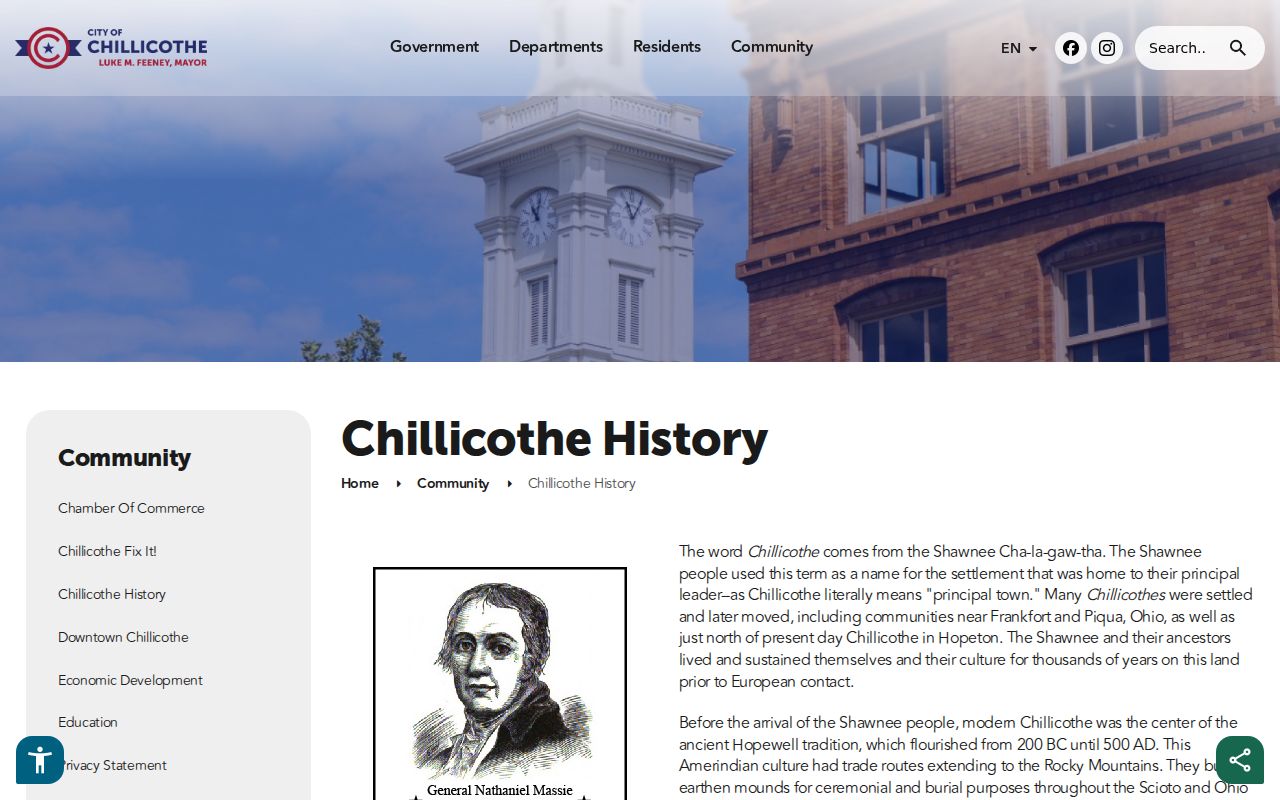 Chillicothe city directory local history source for historical household research